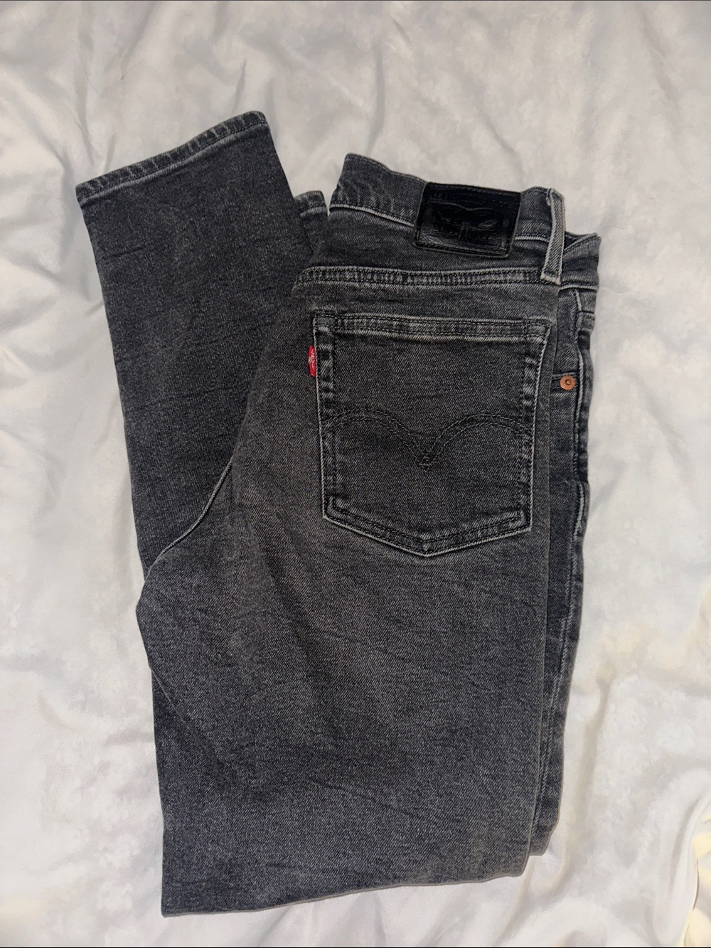 Levi's Men's Charcoal Straight Jeans